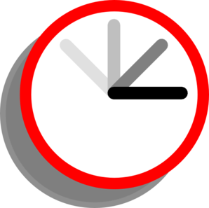 Ticking Clock Frame 1 Clip Art