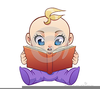 Book Cartoon Character Clipart Image