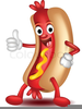 Cartoon Hot Dogs Clipart Image