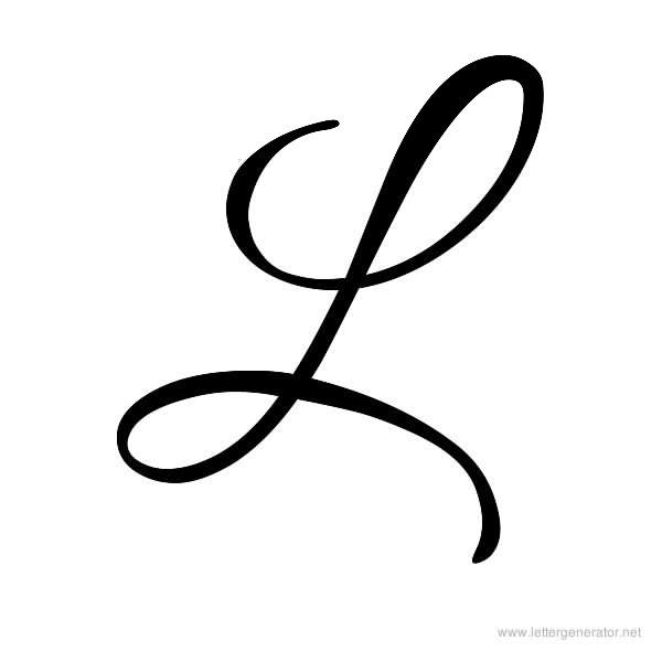 Cursive Letter L Free Images At Clker Vector Clip Art Online 
