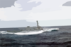 The Guided Missile Destroyer Uss Cole (ddg 67) Encounters Heavy Seas While Transiting Across The Atlantic. Clip Art