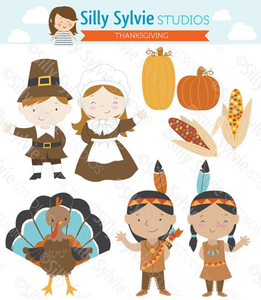 Free Clipart Of Pilgrims And Indians Image