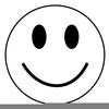 Winking Happy Face Clipart Image