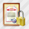 Icon Sertificate Locked Image
