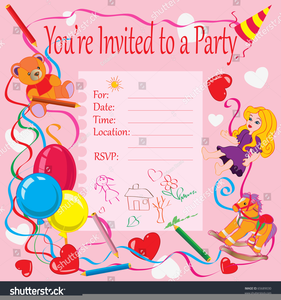 Birthday Invitation Card Clipart | Free Images at Clker.com - vector ...