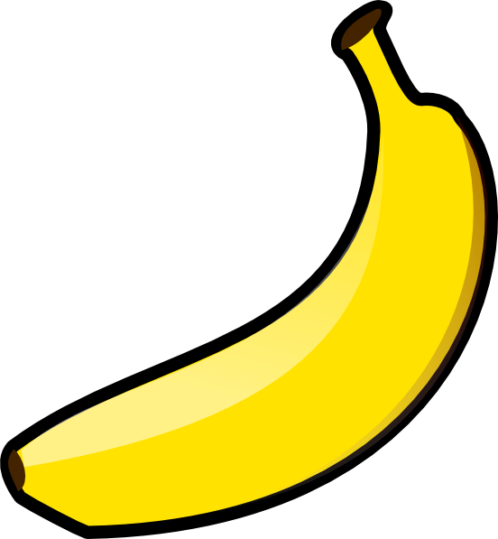 Banana Clip Art at Clker.com - vector clip art online, royalty free ...