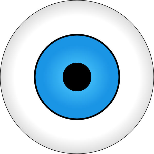 Tonlima Olho Azul Blue Eye Clip Art at Clker.com - vector clip art