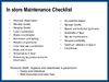 Retail Merchandising Checklist Image