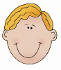 Smiling Man Face Clip Art