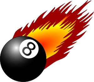 Ball With Flames 3 Clip Art
