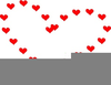 Big Red Hearts Clipart Image
