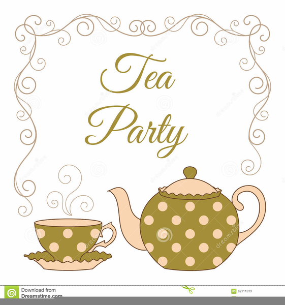 clipart tea party
