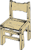 Wooden Chair Clip Art