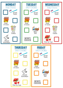 Free Clipart For Kids Chore Charts Image