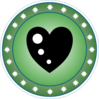 Green Decorative Heart Clip Art