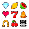 Slot Machine Cherries Clipart Image