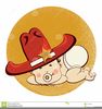 Baby Shower Cowboy Clipart Image