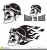 Motorcycle Helmet Clipart Image