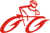 Cyclist On Bike Clip Art