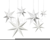 White Snowflake Background Clipart Image