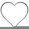 Clipart Outline Of Heart Image