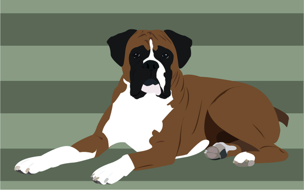 Boxer | Free Images at Clker.com - vector clip art online, royalty free ...