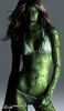 Female Alien Green Image