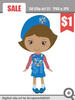 Girl Scout Daisy Clipart Image