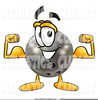 Muscle Flexing Clipart Image