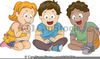Clipart Of A Child Sitting Down Image