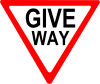 Give Way Sign Clip Art