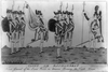 Count De Rochambeau - French General Of The Land Forces In America Reviewing The French Troops Image