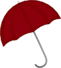 Red Umbrella Clip Art