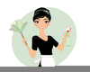 French Maid Clipart Image