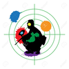 Animated Paintball Clipart Image