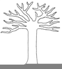 Thanksgiving Tree Outline Image