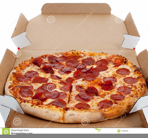 Pepperoni Pizza Clipart Image