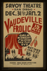  Vaudeville Frolic  Gala Midnight Show New Year S Eve : 15 Acts. Image