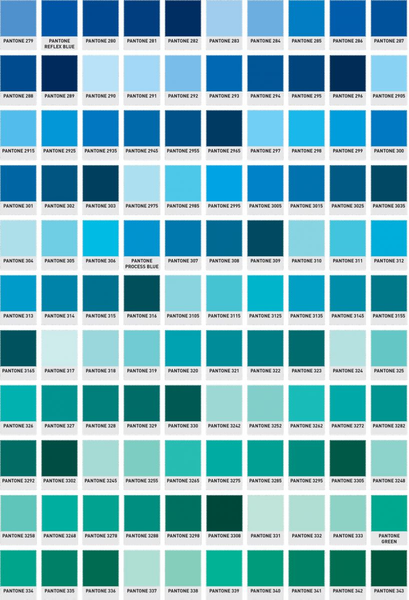 Pantone Blue Chart | Free Images at Clker.com - vector clip art online ...