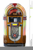 Antique Jukebox Clipart Image