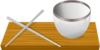 Rice Bowl With Chopsticks Clip Art