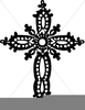 Christian Easter Clipart Black And White Image