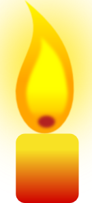 Burning Candle 2 Clip Art