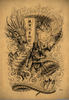 Samurai Dragon Tattoo Image