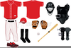 Sport Uniforms Clipart Image
