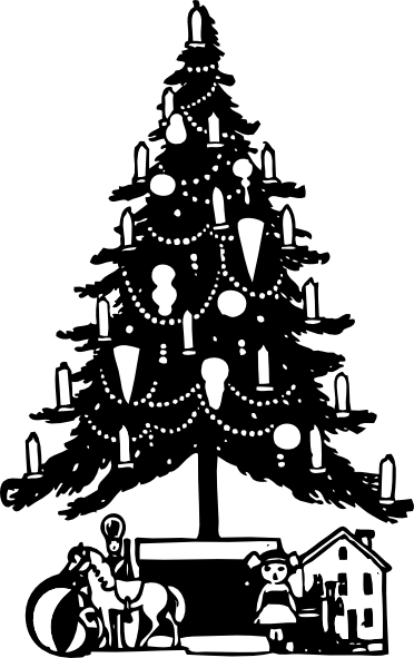 Christmas Tree Clip Art at Clker.com - vector clip art online, royalty