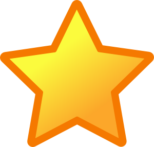 Yellow Star Clip Art at Clker.com - vector clip art online, royalty