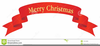 Free Clipart Merry Christmas Banner Image