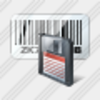 Icon Bar Code Save Image