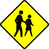 Crossing Adult Clip Art